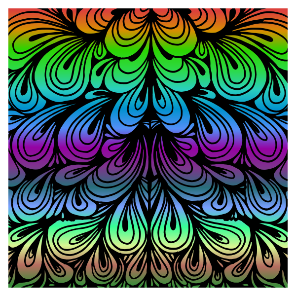 SVG Abstract Folds Background Colorized