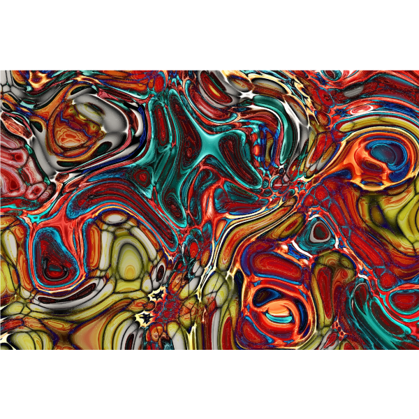 SVG Abstract Globules Of Color