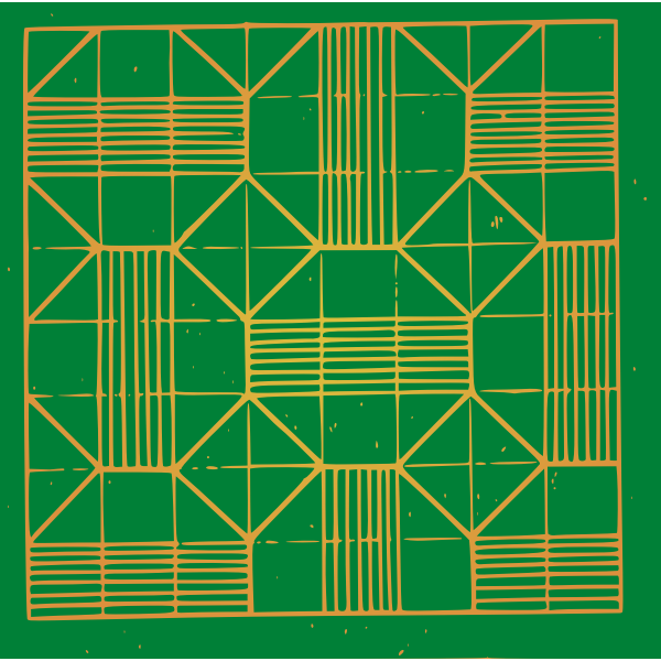 SVG Abstract Green Pattern