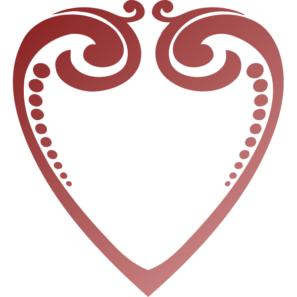 SVG Abstract Heart 7 Colour