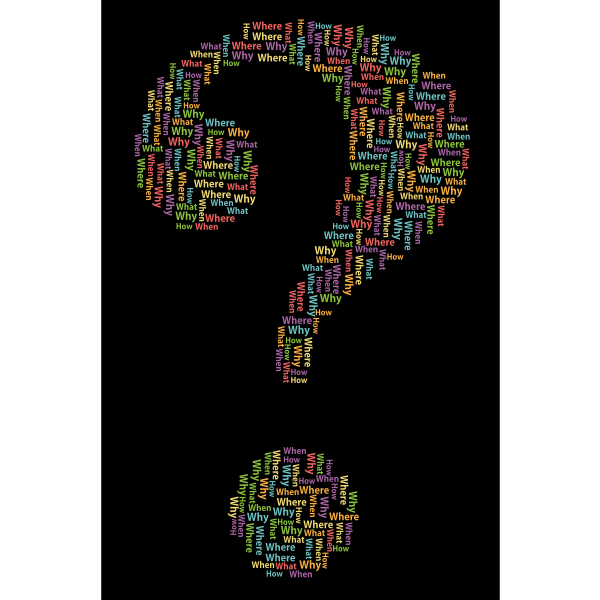 SVG Abstract question mark