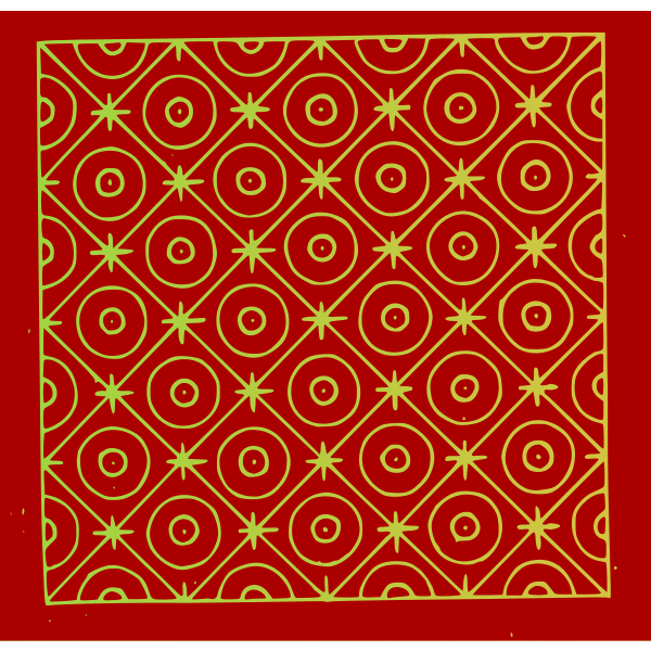 SVG Abstract Red Pattern