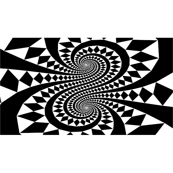 SVG Abstract retro checkered design