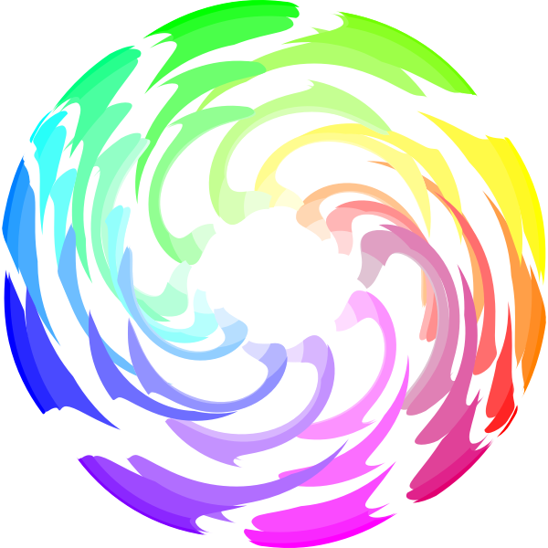 SVG Abstract School Of Fish