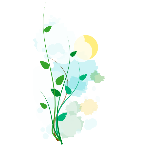 SVG Abstract spring