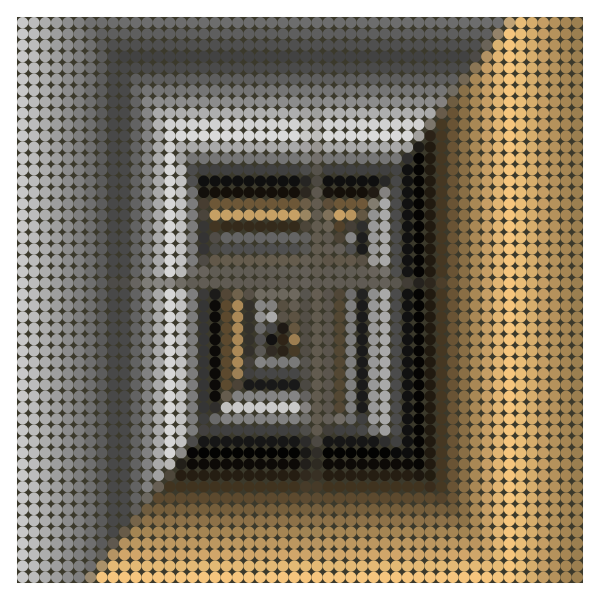 SVG Abstract Square Dots Pattern