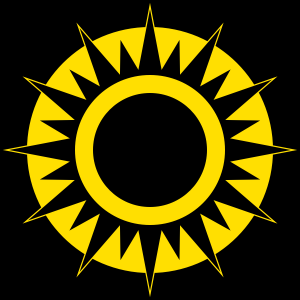 SVG Abstract Sun
