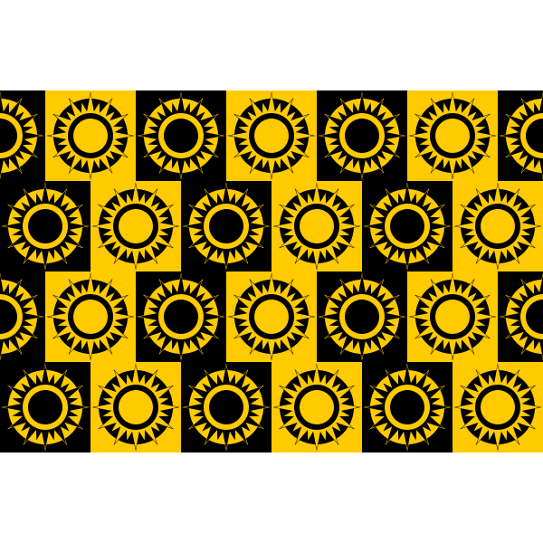 SVG Abstract sun pattern