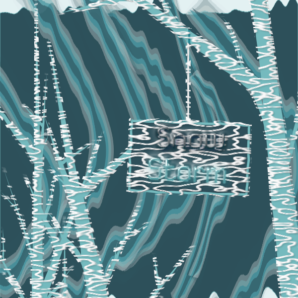 SVG Abstract turquoise art