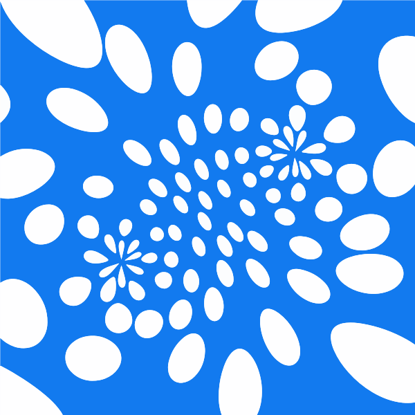 SVG Abstract Warped Circles