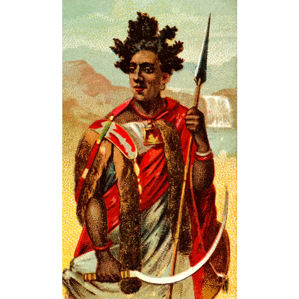SVG Abyssinian spear