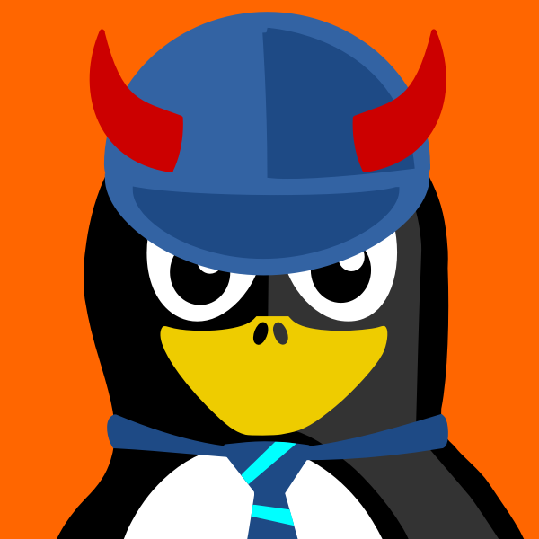 SVG ACDC penguin
