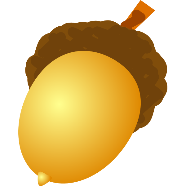 SVG Acorn vector image