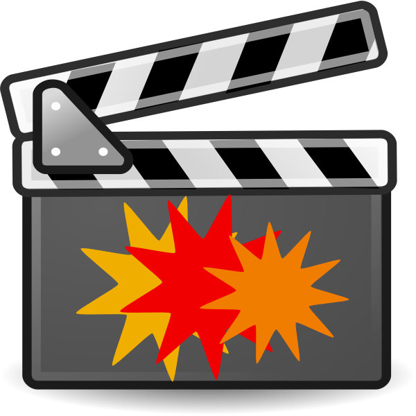 SVG Action movie vector icon
