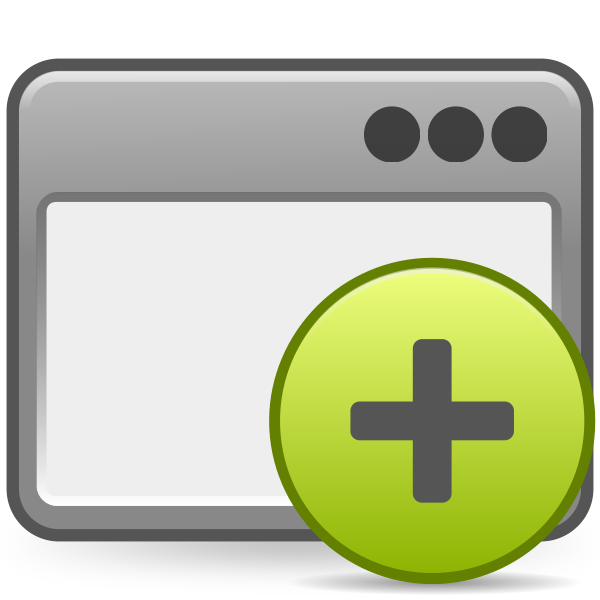 SVG Add window icon