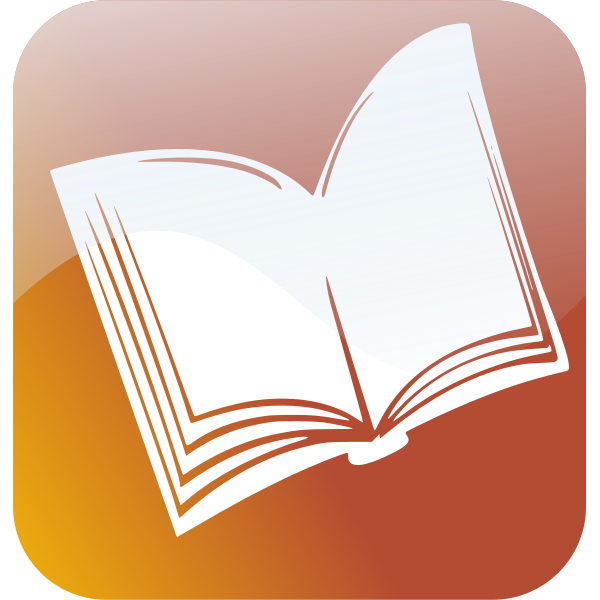 SVG Address book icon