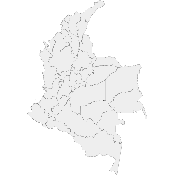 SVG Administrative divisions of Colombia