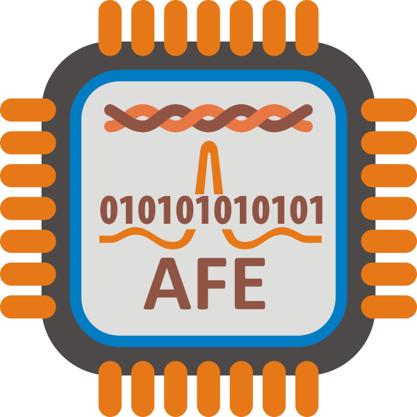 SVG ADSL AFE microprocessor vector image