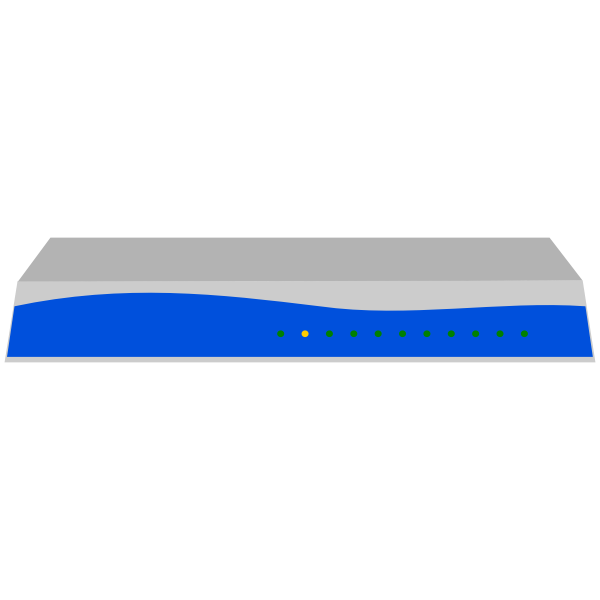 SVG Adtran Total Access 924e wifi router vector illustration