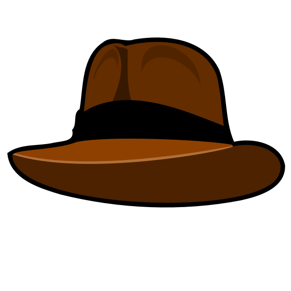 SVG Adventure hat vector illustration