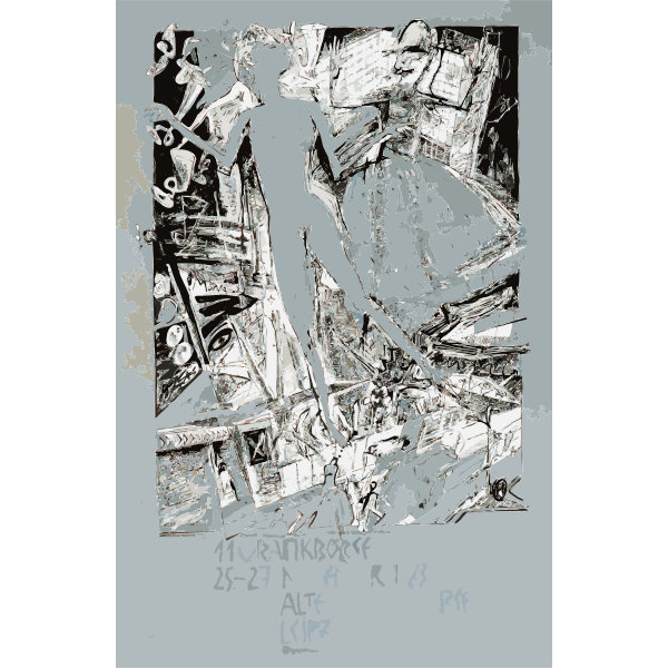 SVG Advertising poster for exhibit