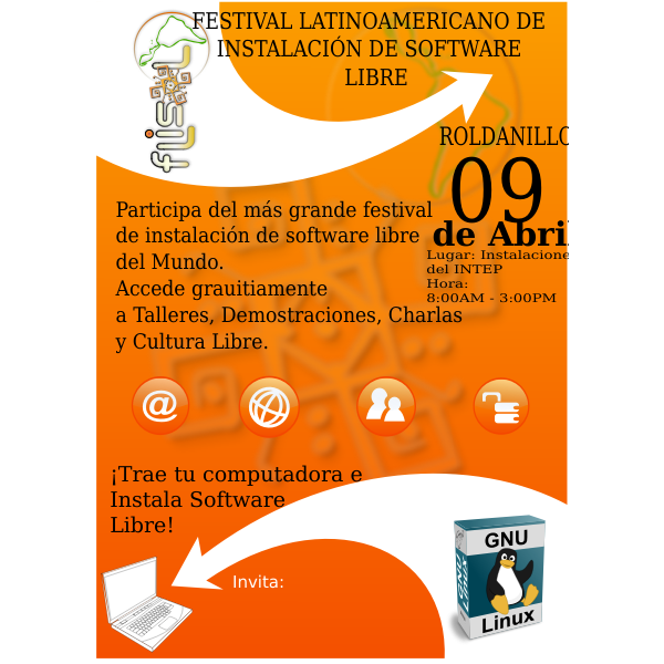 SVG Afiche Flisol