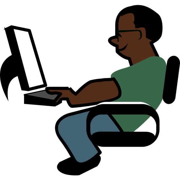 SVG African-American Programmer