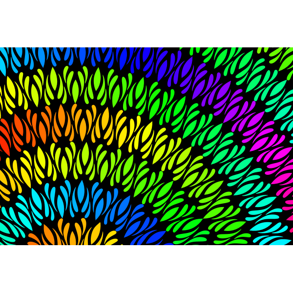 SVG African colorful pattern