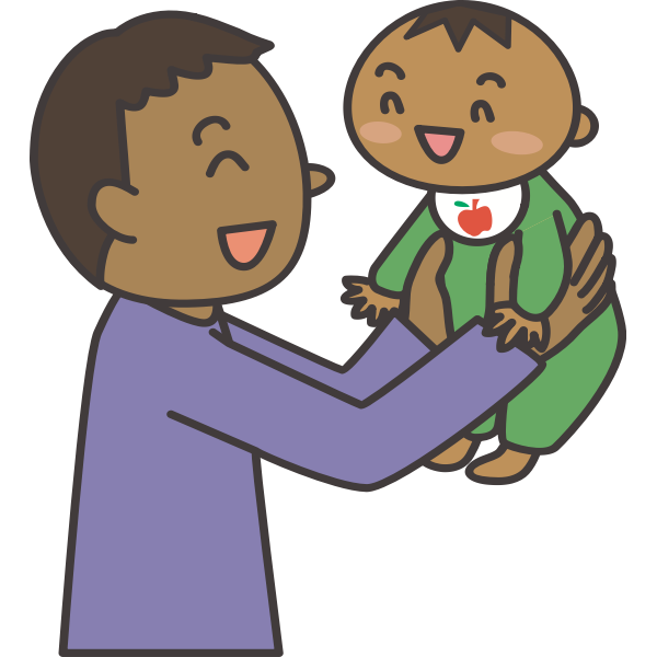 SVG African Father