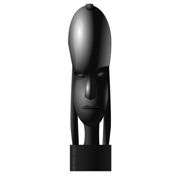 SVG African Figure