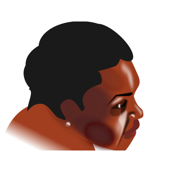 SVG African lady