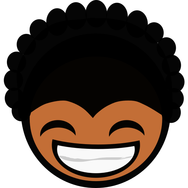 SVG African man vector image