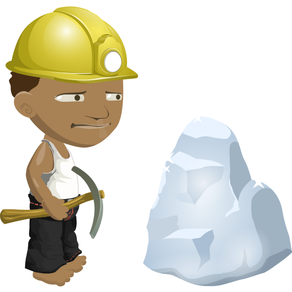 SVG African Miner