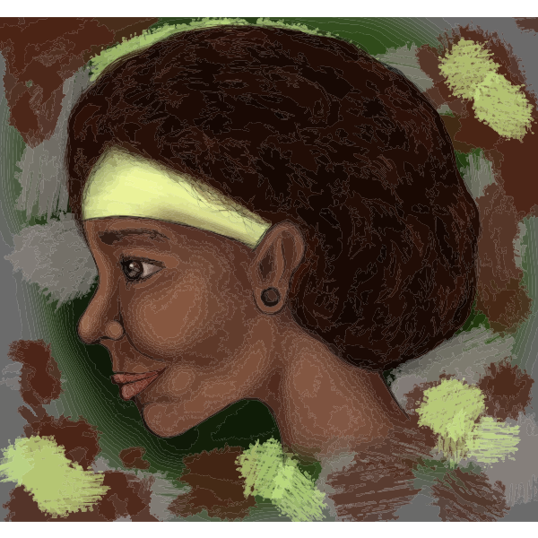 SVG African painting