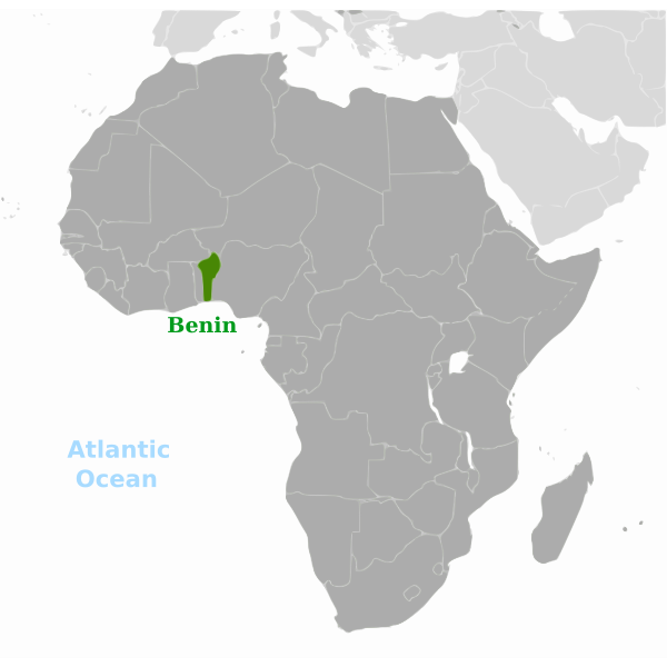 SVG African state map vector