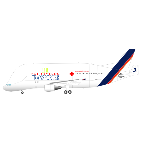 SVG Aid plane