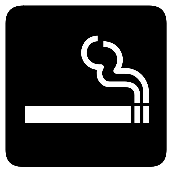 SVG Aiga smoking sign