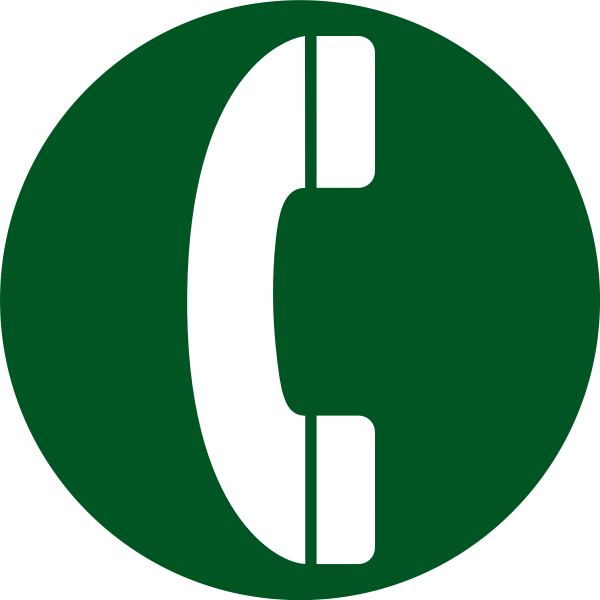 SVG Aiga telephone sign pictogram