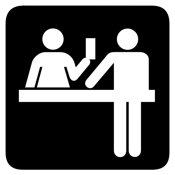 SVG Aiga ticket purchase pictogram