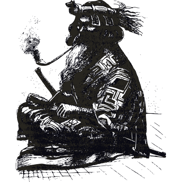 SVG Ainu chief