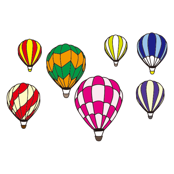 SVG Air balloons