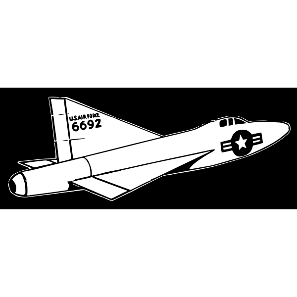 SVG Air Force Jet