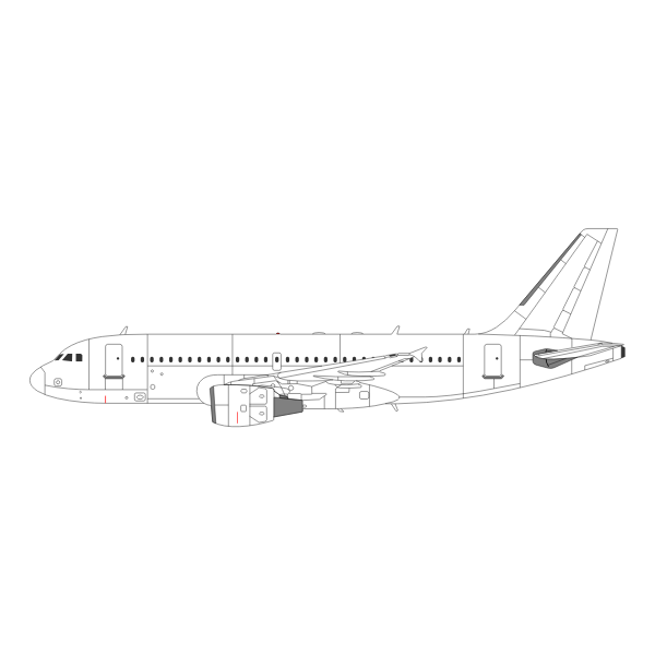 SVG Airbus sketch