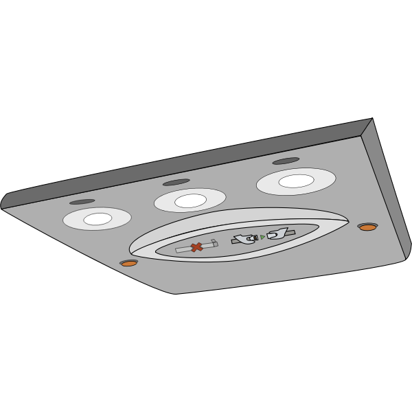 SVG Aircraft Reading Light Unit