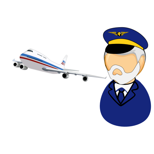 SVG Airline captain icon