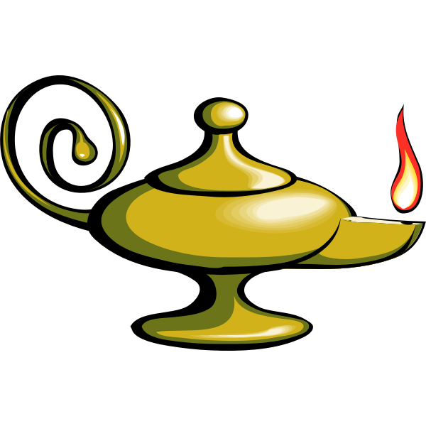 SVG Aladin039s lamp