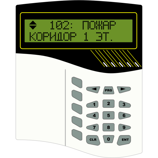 SVG Alarm system device