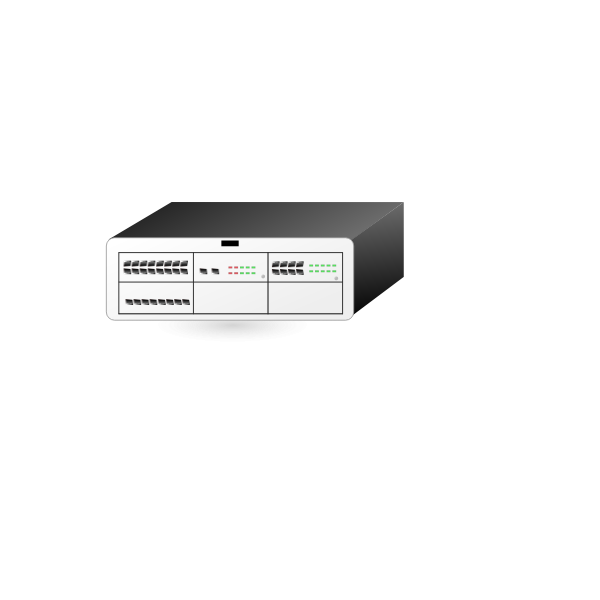 SVG Alcatel switch vector clip art