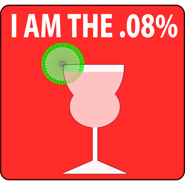 SVG Alcohol limit vector sign