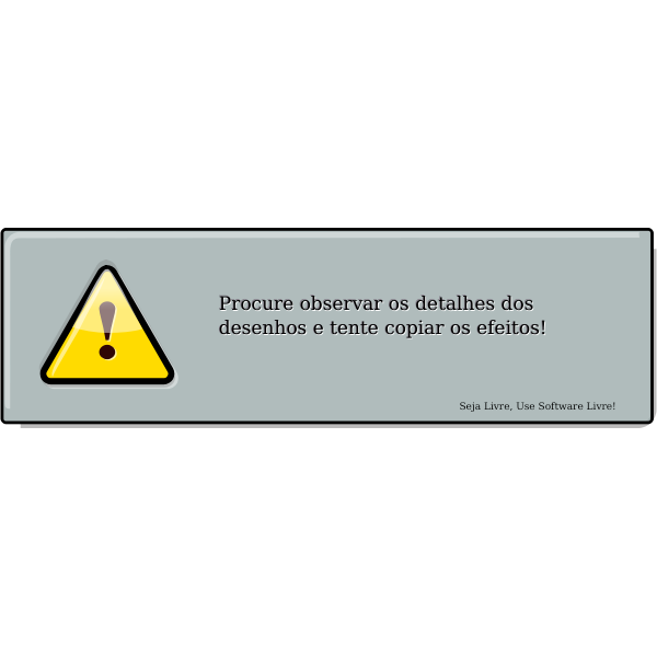 SVG alerta for manuals